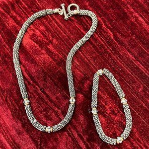 Beaded Necklace and Bracelet